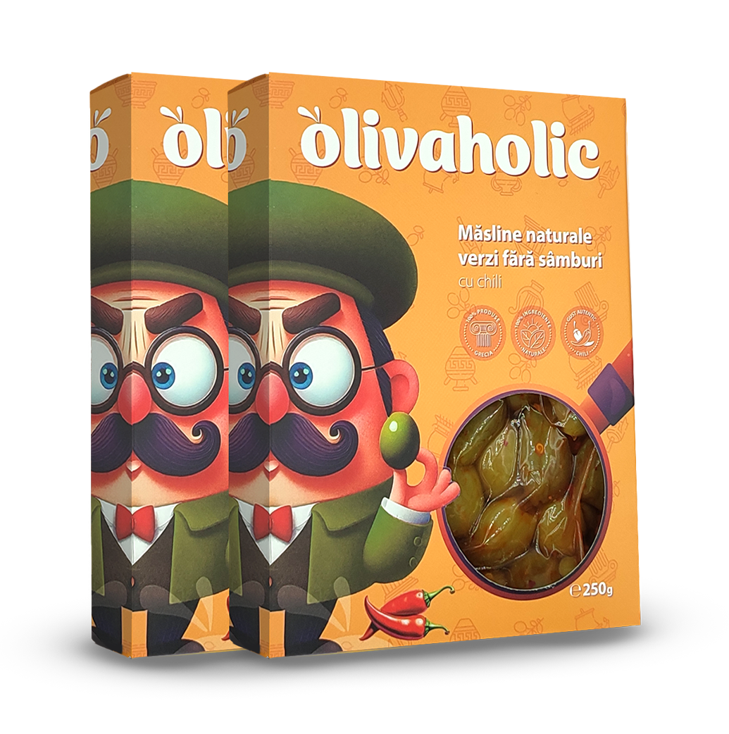 Olivaholic Pitted Green Olives with Chilli
